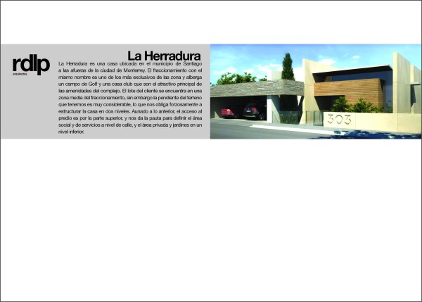 RESEARCH ARQ. JOSÉ JUAN GARZA CAVAZOS_Herradura
